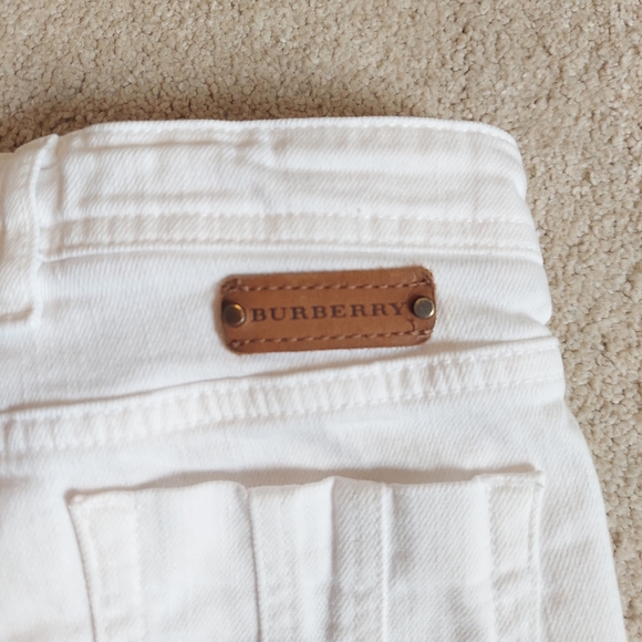 Burberry White Denim Shorts - Picture 4 of 11